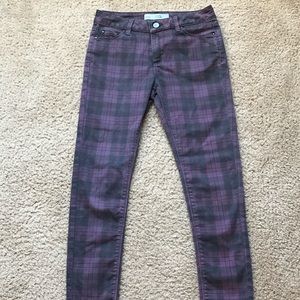 Plaid Jeans